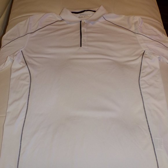Nike Dry Fit Men's Golf Shirt Short Sleeve - Picture 1 of 8